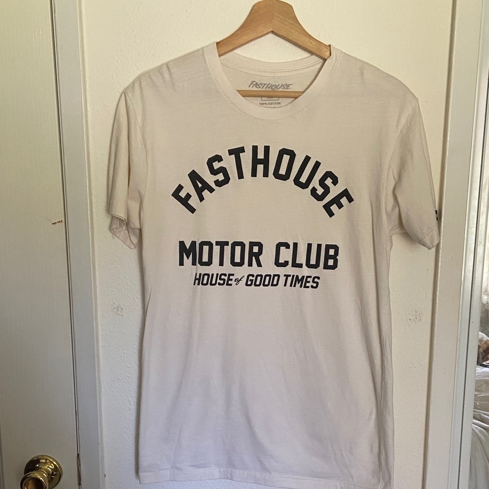 Fasthouse Men’s Cream Graphic T-Shirt